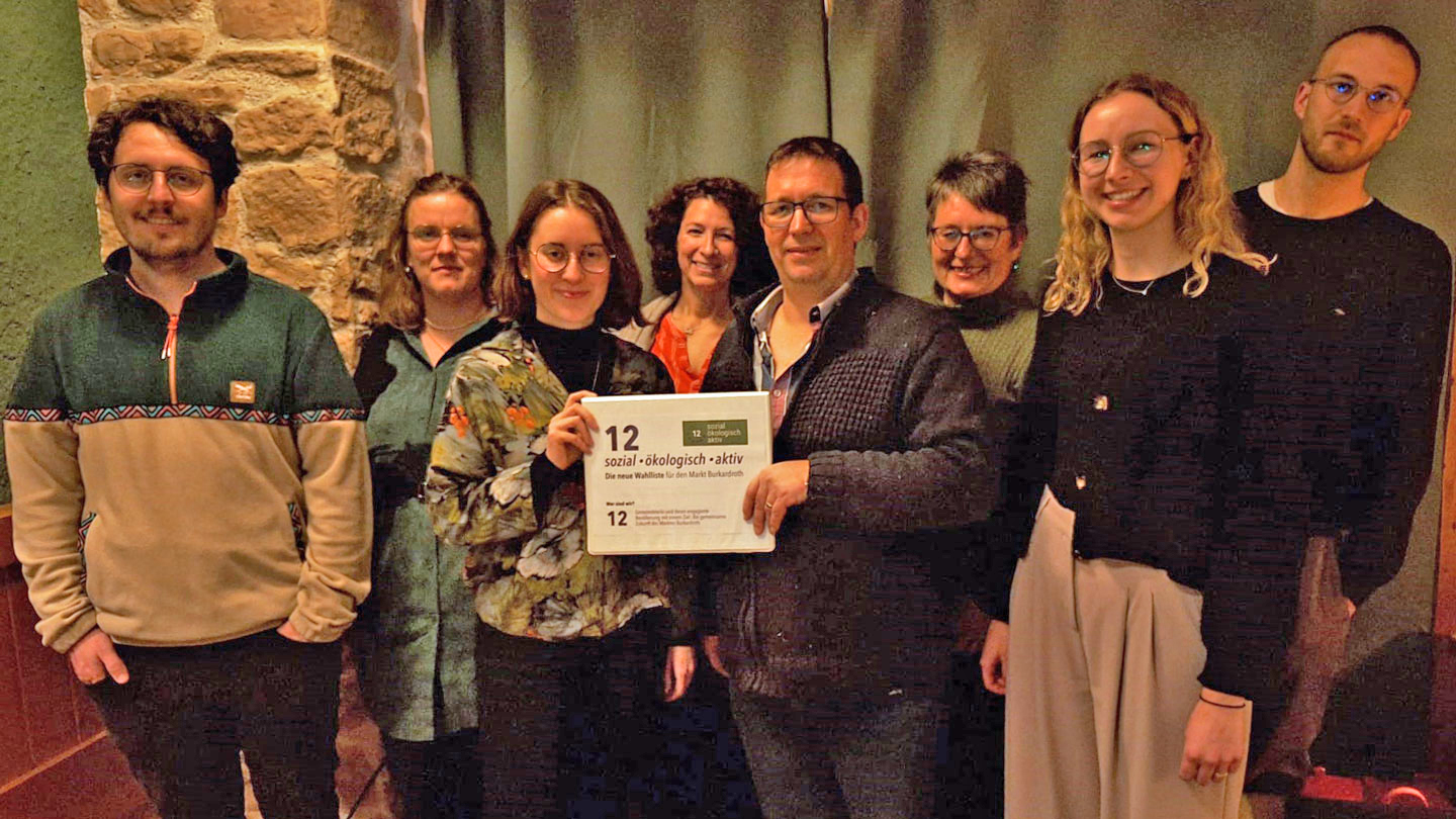 Gruppenbild Aufstellung 12 - sozial, ökologisch, aktiv
